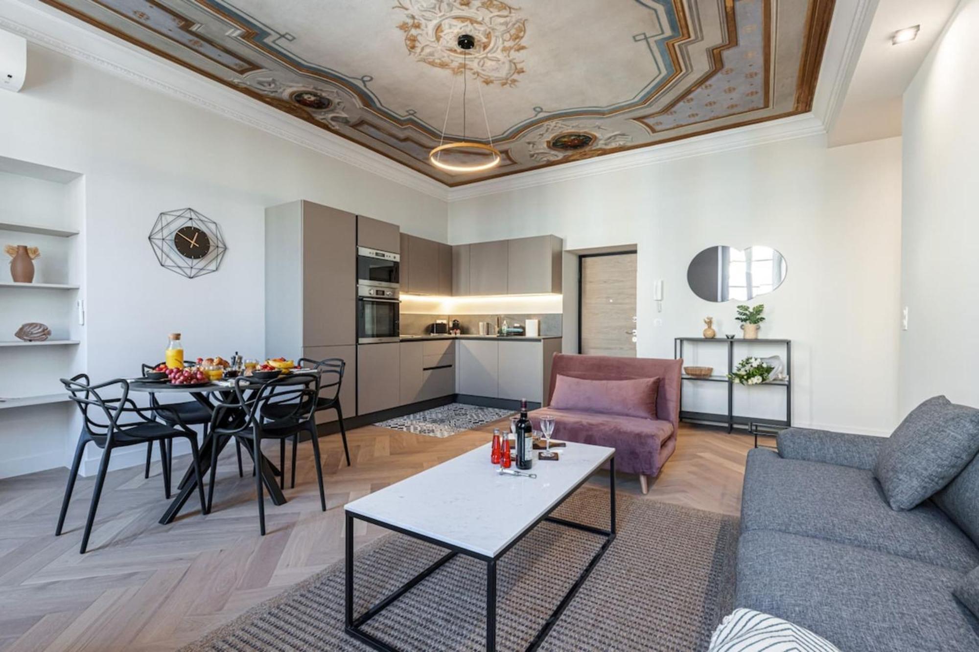 Philibert - Traditional Apart With Historical Fresco ニース エクステリア 写真