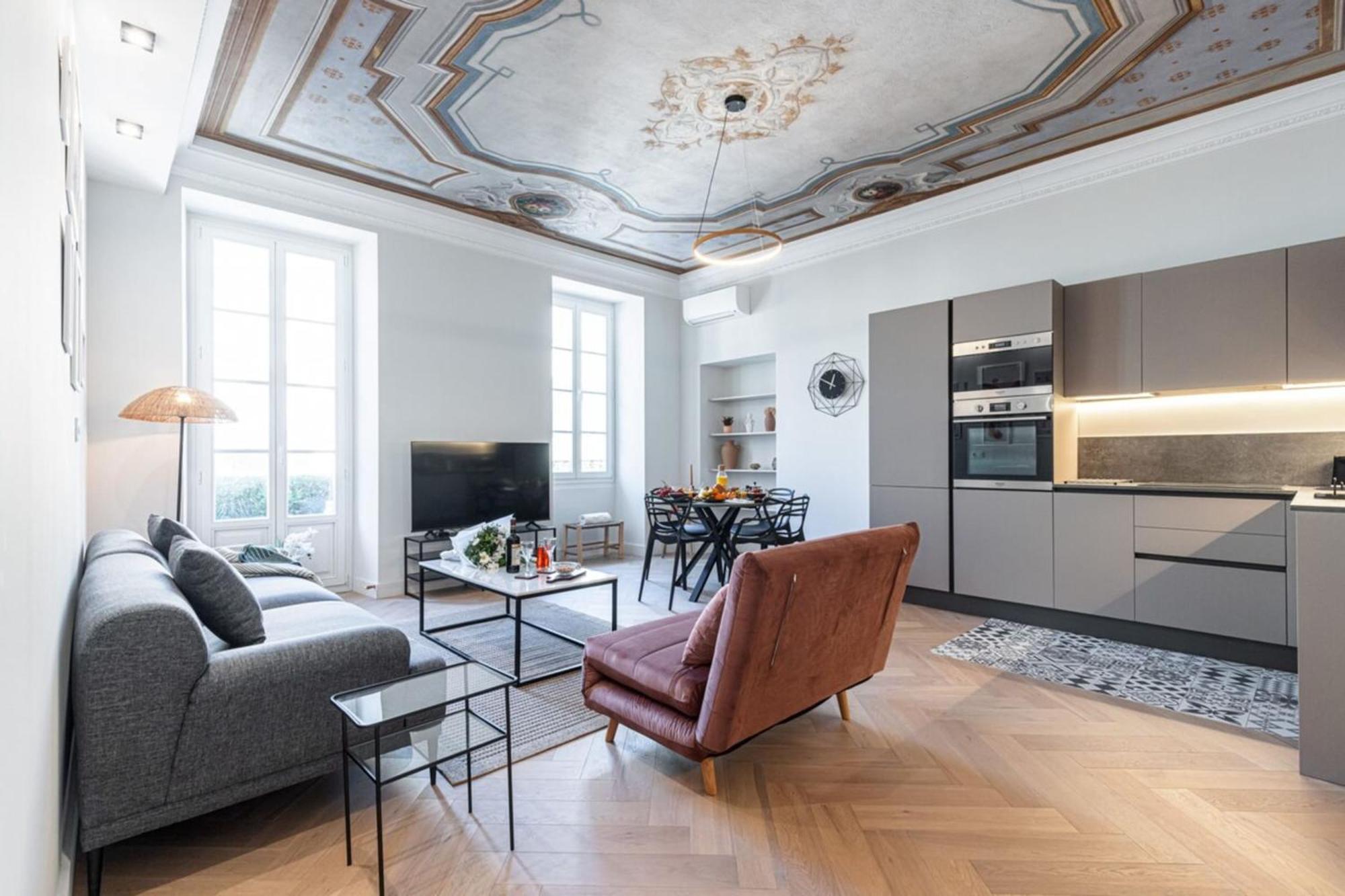 Philibert - Traditional Apart With Historical Fresco ニース エクステリア 写真